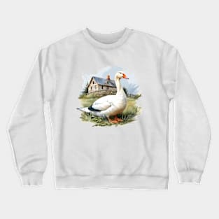 White Goose Crewneck Sweatshirt